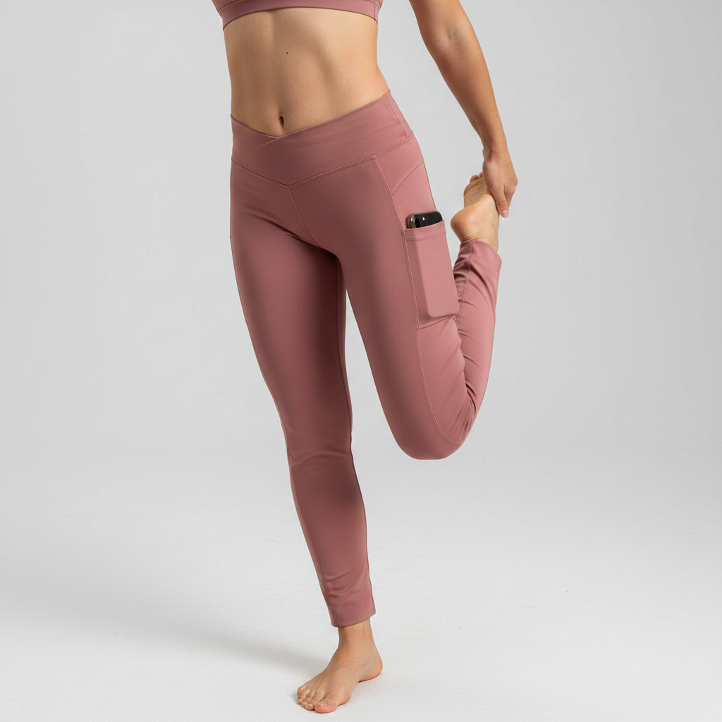 Calza cargo rosa