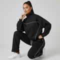 Conjunto Negro Cierre Negro - Gabriela