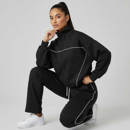 Conjunto Negro Cierre Negro - Gabriela