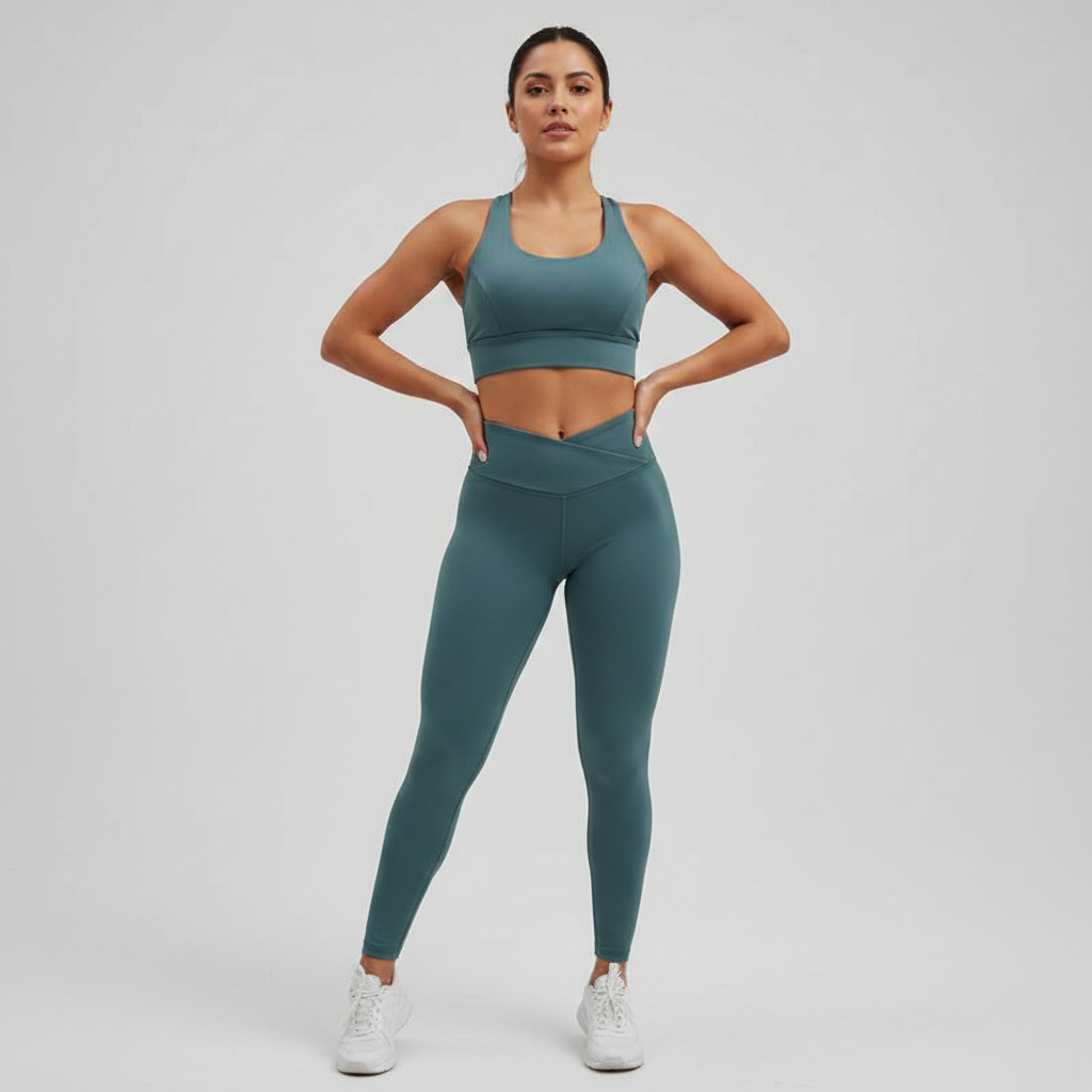 Conjunto Petróleo con modelo talla M
