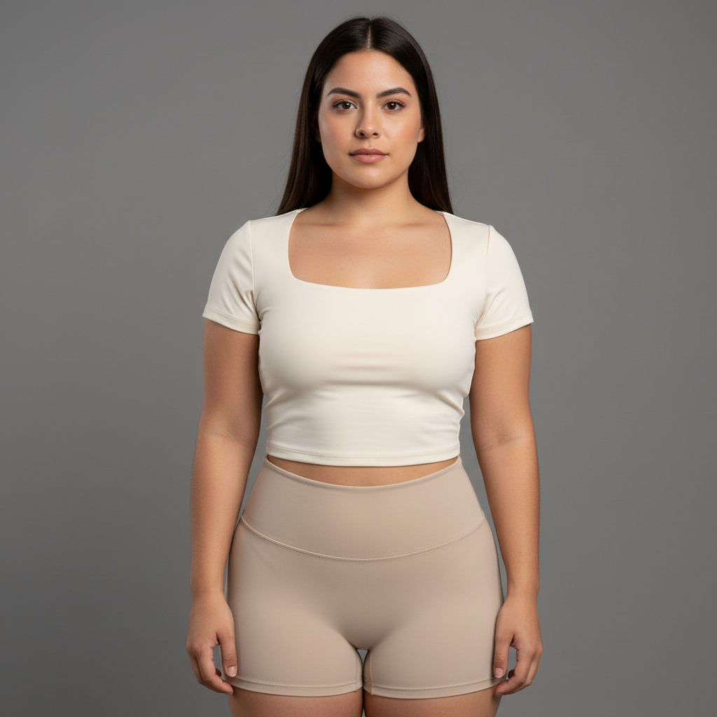 Polera Roma Crema - Frente