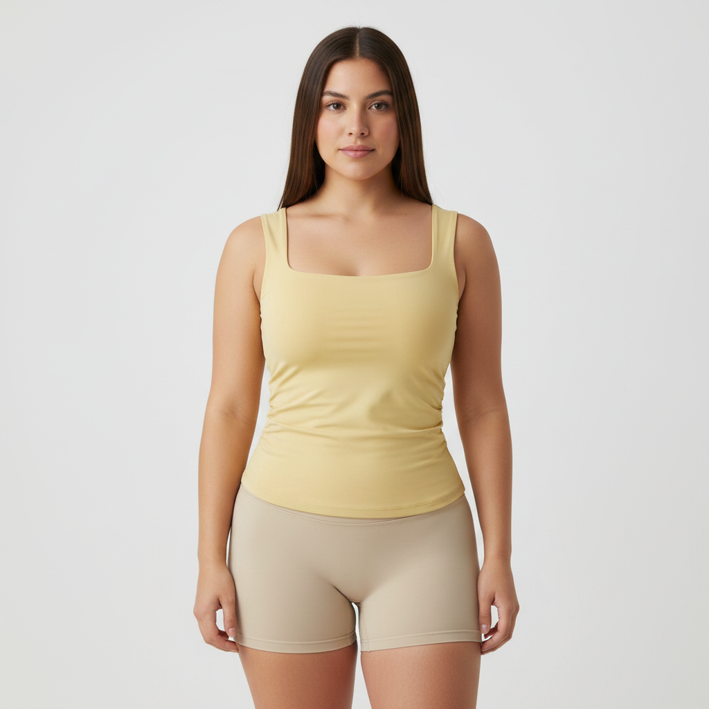 Top Circe Amarillo - Frente