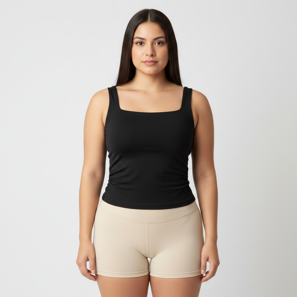 Top Circe Negro - Frente