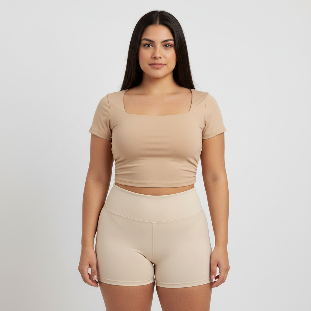 Polera Roma Beige - Frente