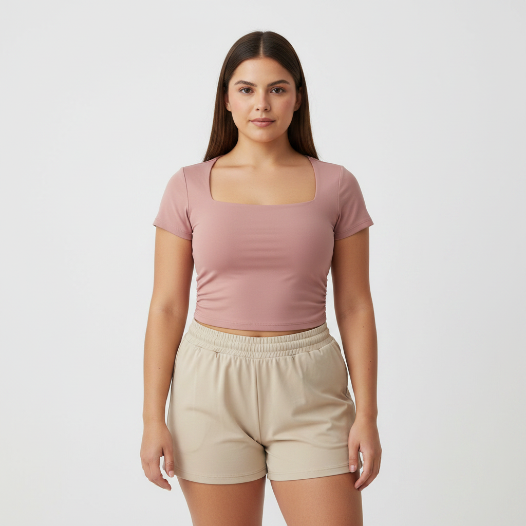 Polera Roma Palo Rosa - Frente