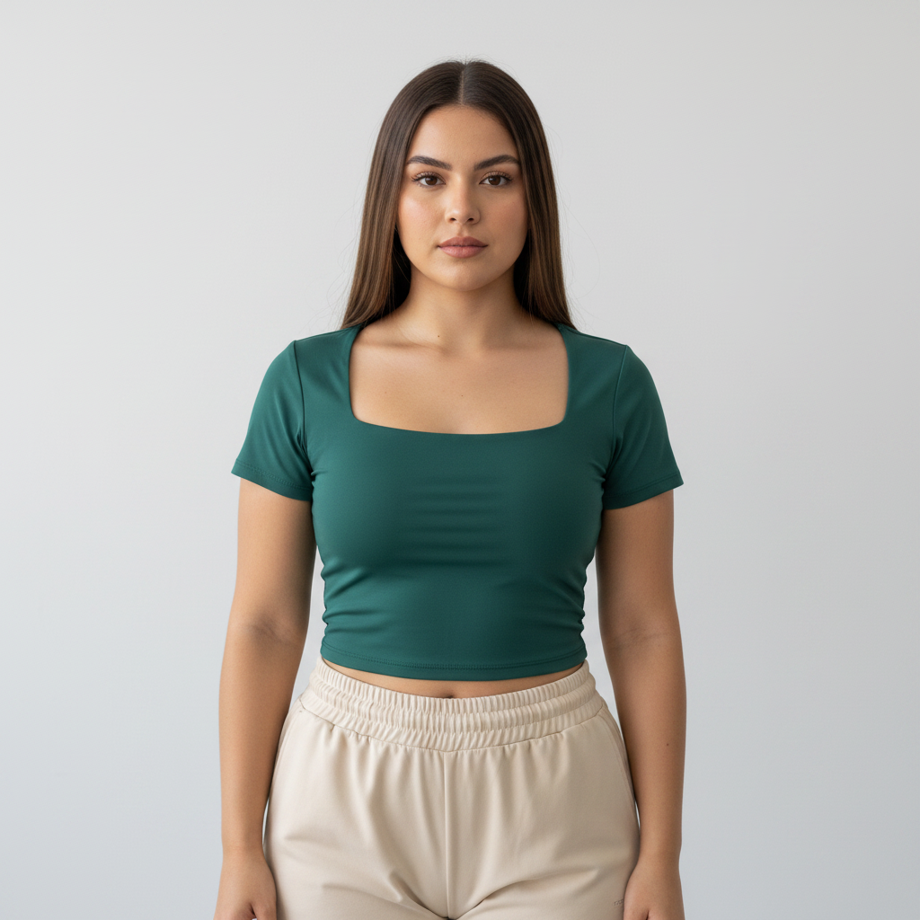 Polera Roma Esmeralda - Frente