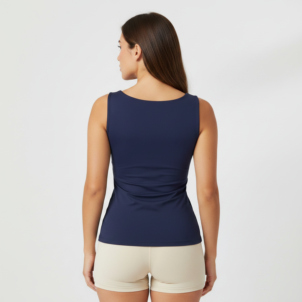Top Circe Azul Marino - Espalda