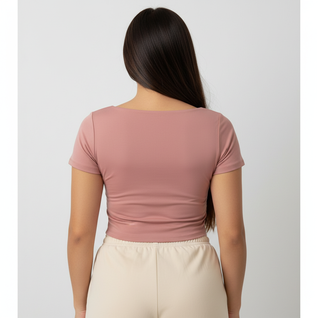 Polera Roma Palo Rosa - Espalda