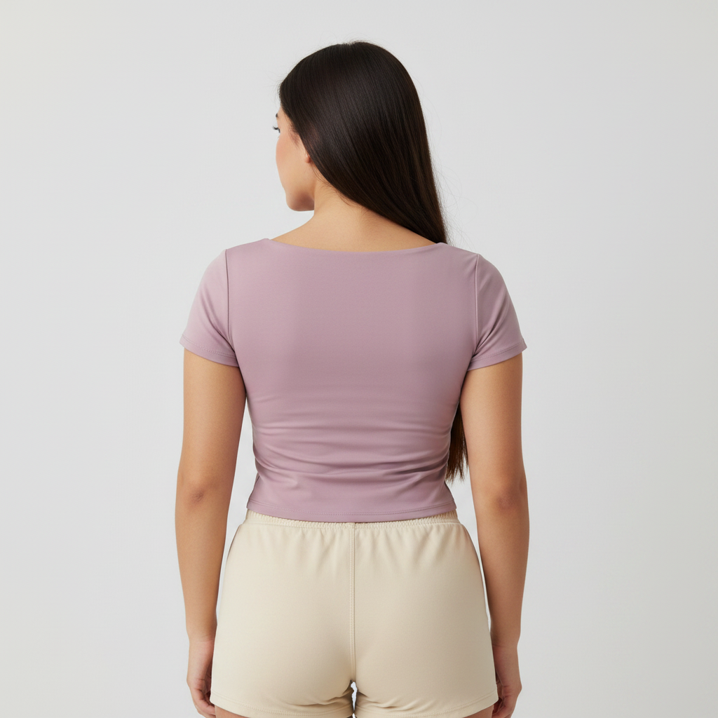 Polera Roma Rosa - Espalda