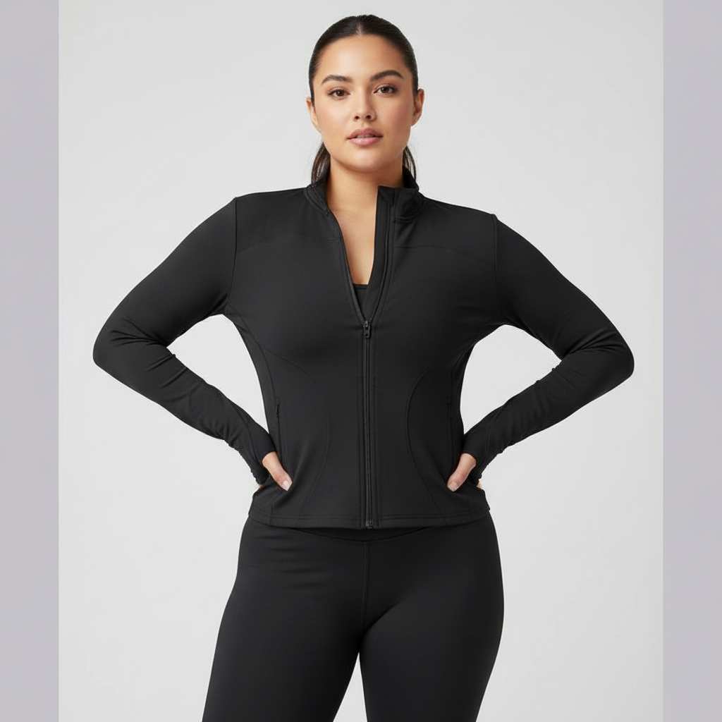 Jacket Suplex Negra Talla L - Ojal Pulgar
