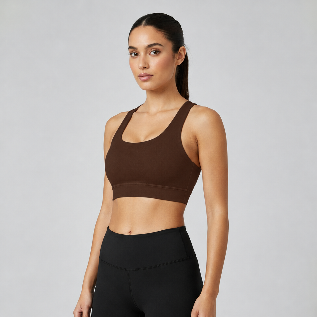 Peto Running marrón chocolate oscuro
