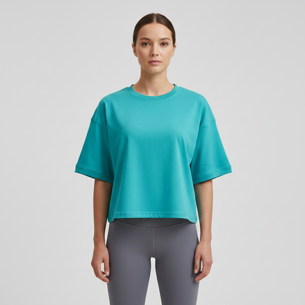 Polera Básica Verde Agua
